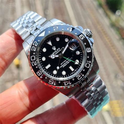 rolex gmt biru gelap|Jam tangan Rolex GMT.